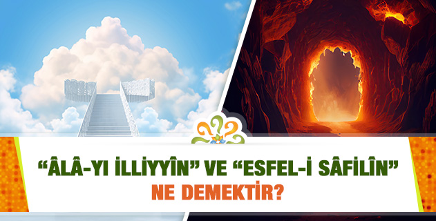"Âlâ-yı illiyyîn" ve "Esfel-i sâfilîn" ne demektir?