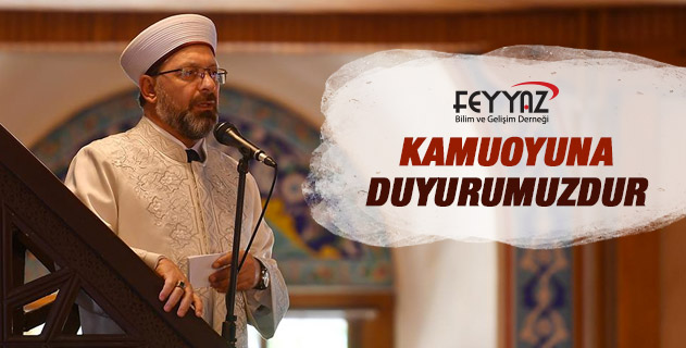 Kamuoyuna Duyurumuzdur Kamuoyuna Duyurumuzdur