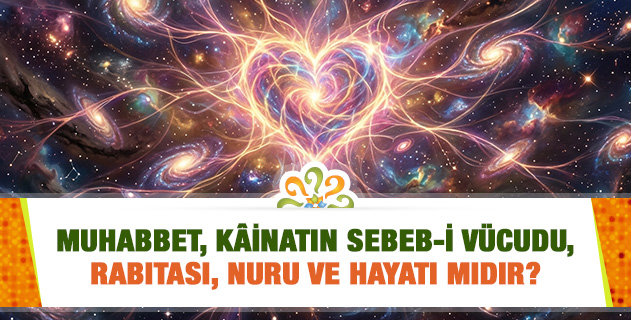 "Muhabbet, şu kâinatın bir sebeb-i vücududur; hem şu kâinatın rabıtasıdır; hem şu kâinatın nurudur, hem hayatıdır." Bu cümleyi açıklar mısınız?