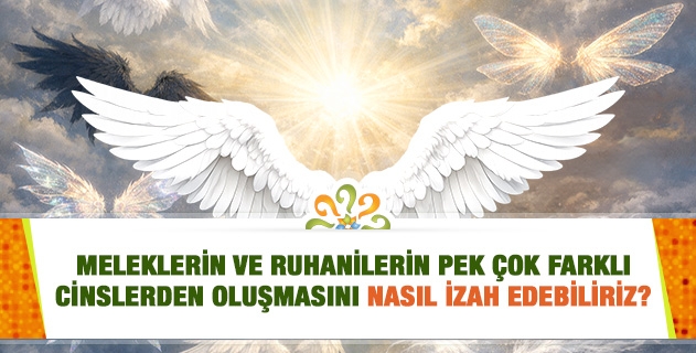 Meleklerin ve ruhanilerin pek çok farklı cinslerden oluşmasını nasıl izah edebiliriz? Başka yerde meleklerin 