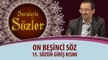 15. Sözün Giriş Kısmı