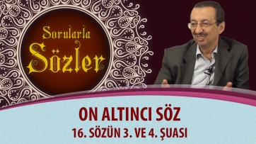 16. Sözün 3. Ve 4. Şuası