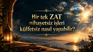 Bir tek ZAT nihayetsiz işleri külfetsiz nasıl yapabilir?