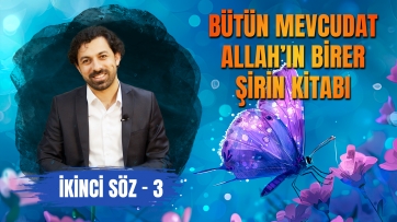 2. Söz, 3. Ders - Kelebek şirin bir kitap ve İlahî bir kasideymiş değil mi?