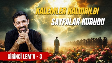 1. Lem'a, 3. Ders - Kalemler kaldırıldı ve sayfalar kurudu
