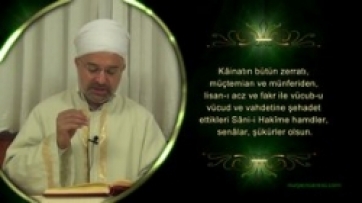 Mesnevî-i Nuriye, Lâsiyyemalar, 1.Ders